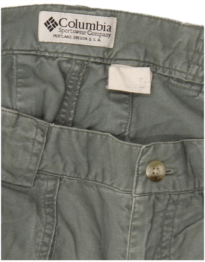 Columbia Shorts Cargo Mujer W28 Medium Caqui
