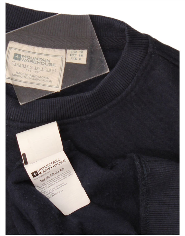Mountain Warehouse Jersey tipo sudadera extragrande para mujer UK 10 Small Azul marino