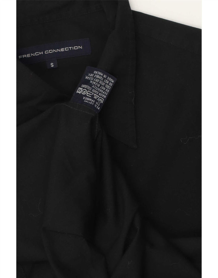 Camisa para hombre French Connection Small de algodón negro