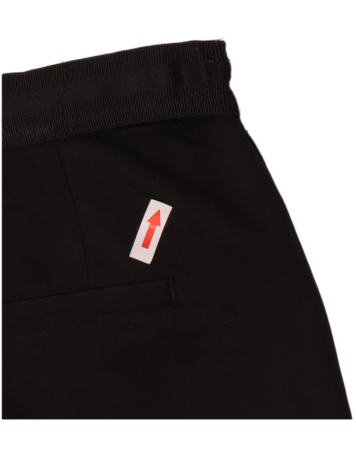 Zara Mujer Pantalón Chino Slim Medium W28 L26 Algodón Negro