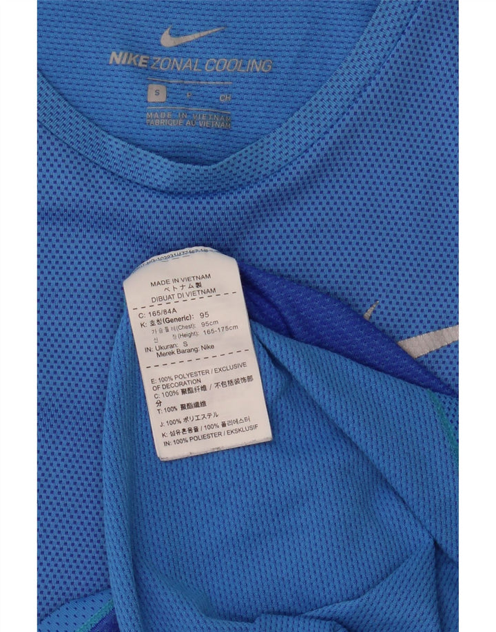 Camiseta Nike Hombre Top Small Azul Poliéster