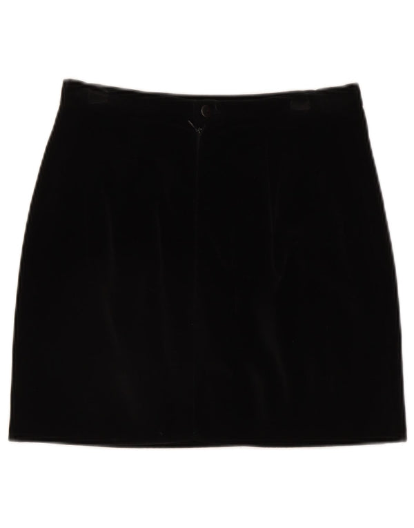 Elizabeth Ascot Minifalda de terciopelo para mujer IT 42 Medium W28 Negro