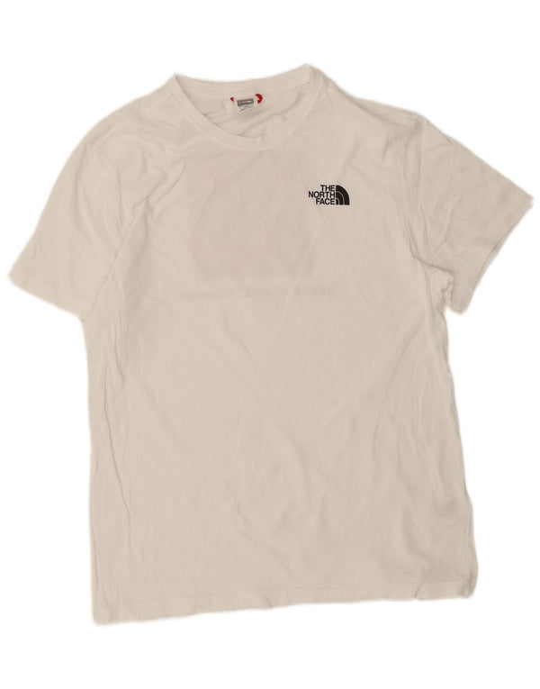 The North Face Camiseta gráfica para hombre Top Medium White Cotton