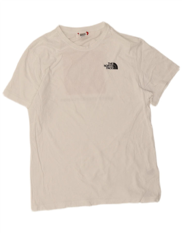 The North Face Camiseta gráfica para hombre Top Medium White Cotton