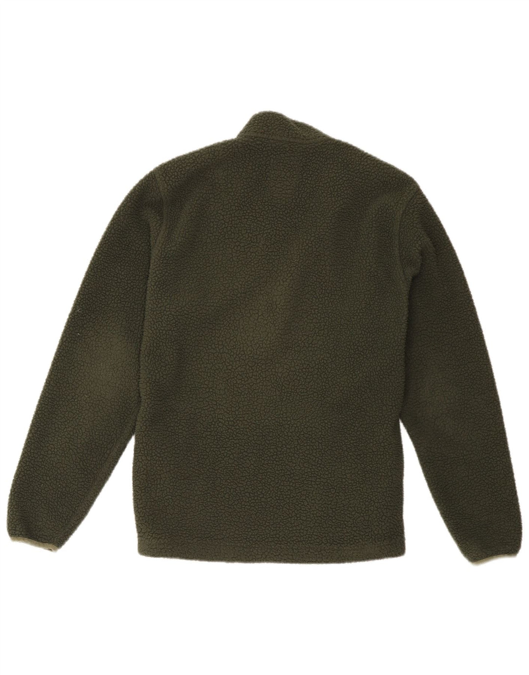 Timberland - Jersey de forro polar con cuello y cremallera para hombre, poliéster verde pequeño