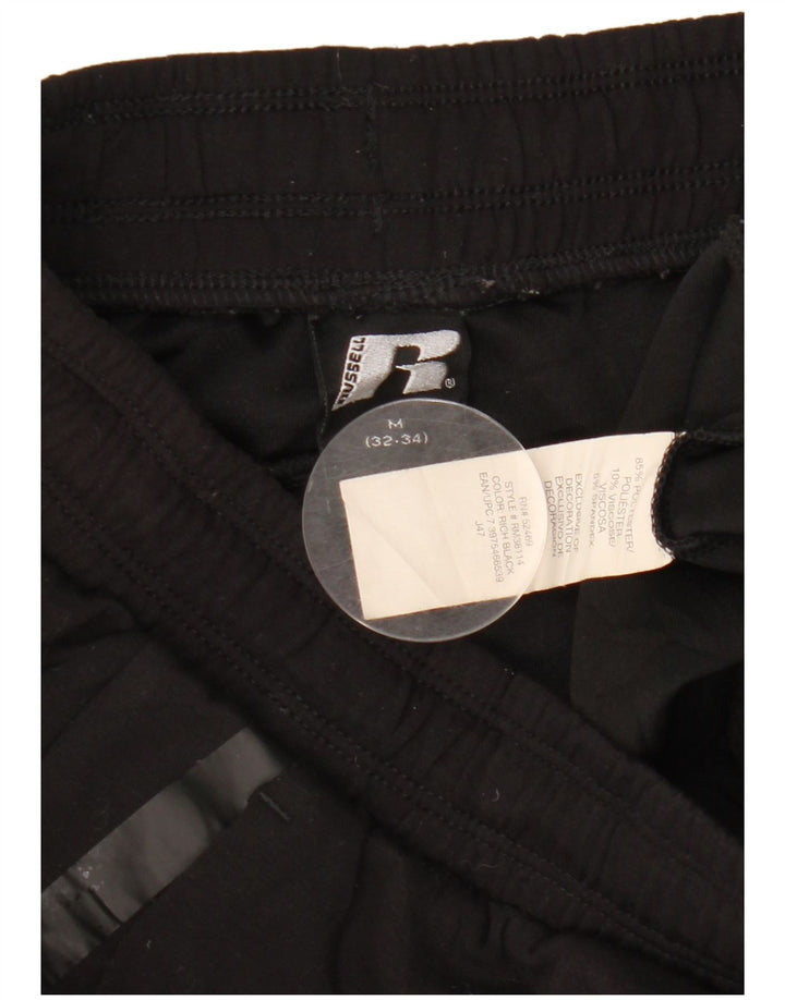 Russell Athletic Pantalones cortos deportivos para hombre Poliéster negro mediano