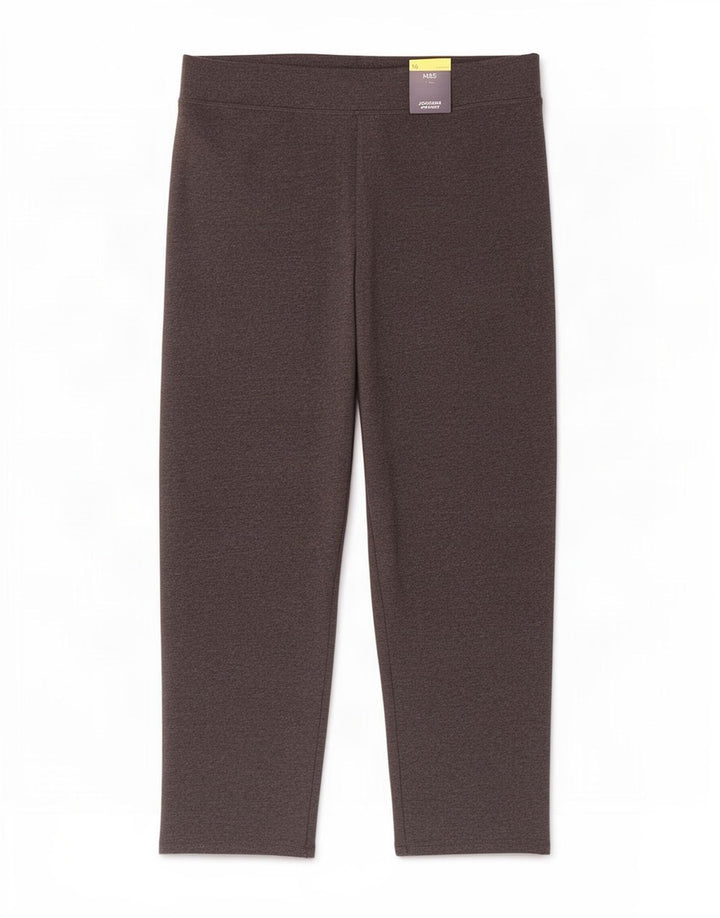 Marks & Spencer Pantalones de Chándal para Mujer UK 46 Grande Gris Algodón