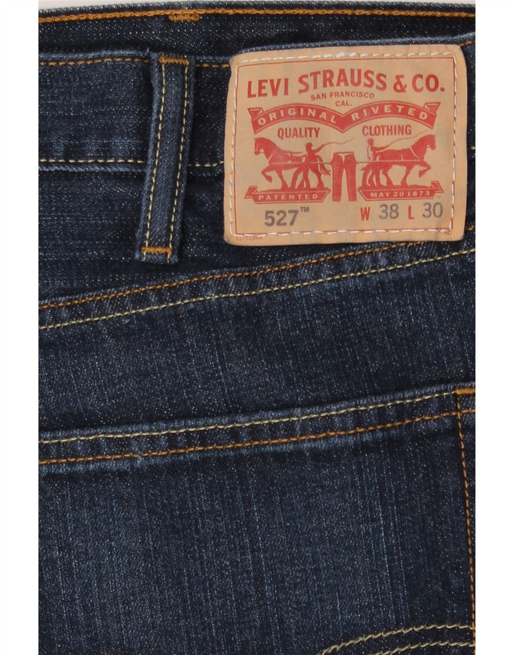 Levi's Hombre 527 Vaqueros Bootcut W38 L30 Algodón Azul Marino