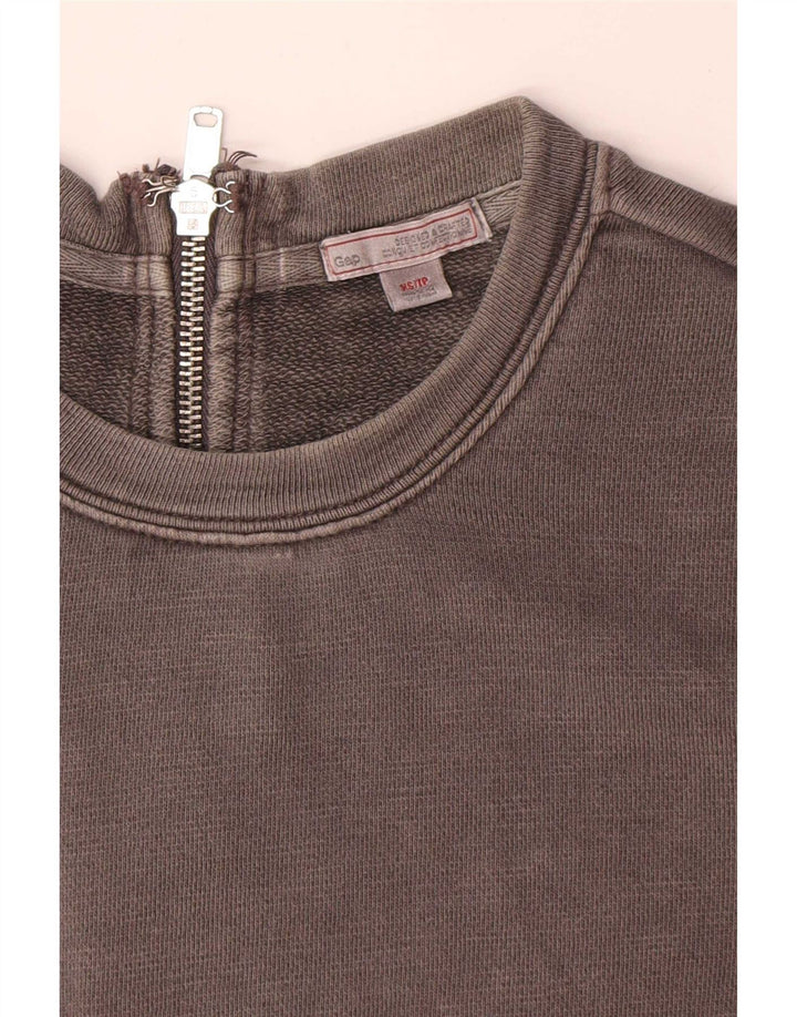 Gap Vestido básico de manga larga para mujer UK 6 XS Algodón gris