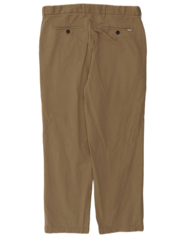 Marks & Spencer Pantalones chinos regulares para hombre W34 L29 Algodón caqui