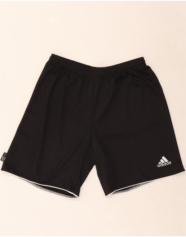 Adidas Mens Climalite Sport Shorts Grande Negro Poliéster