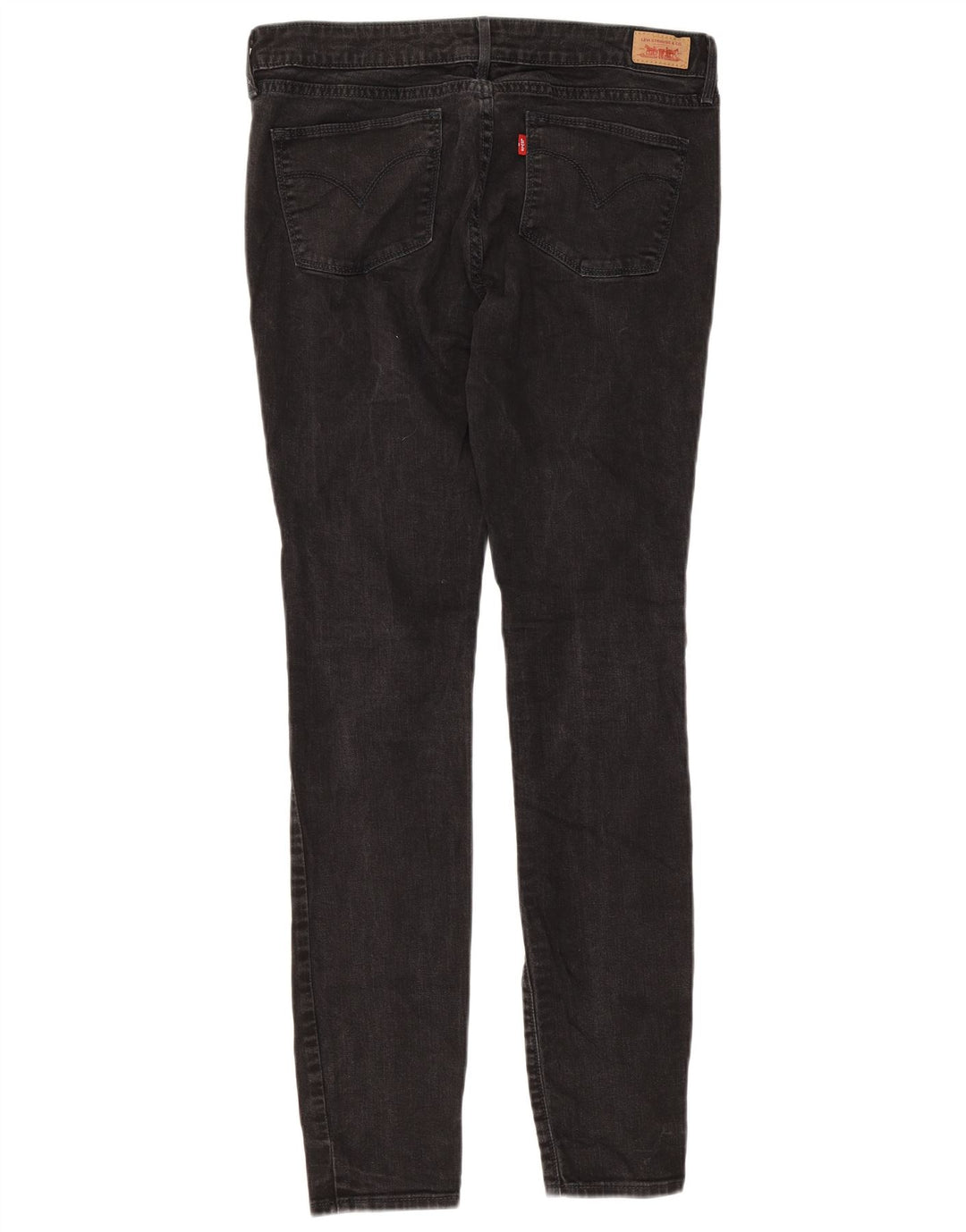 Levi's Vaqueros Pitillo Mujer W30 L32 Algodón Negro