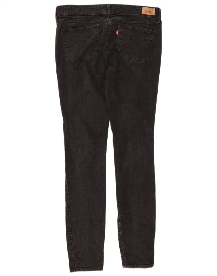 Levi's Vaqueros Pitillo Mujer W30 L32 Algodón Negro