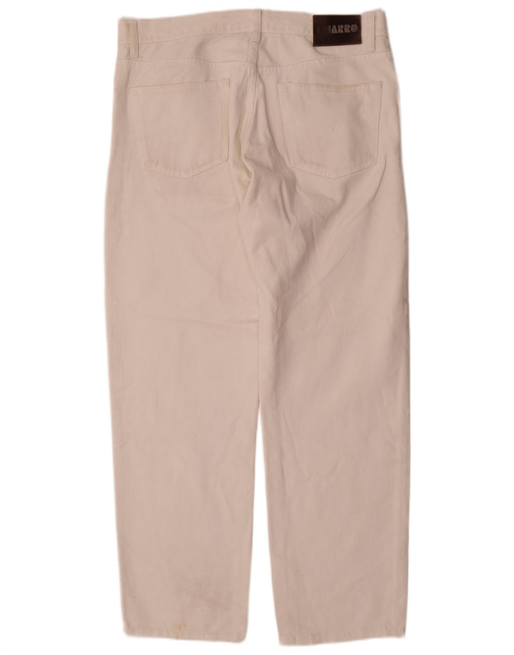 Vaqueros Charro Hombre Rectos W38 L30 Algodón Blanco