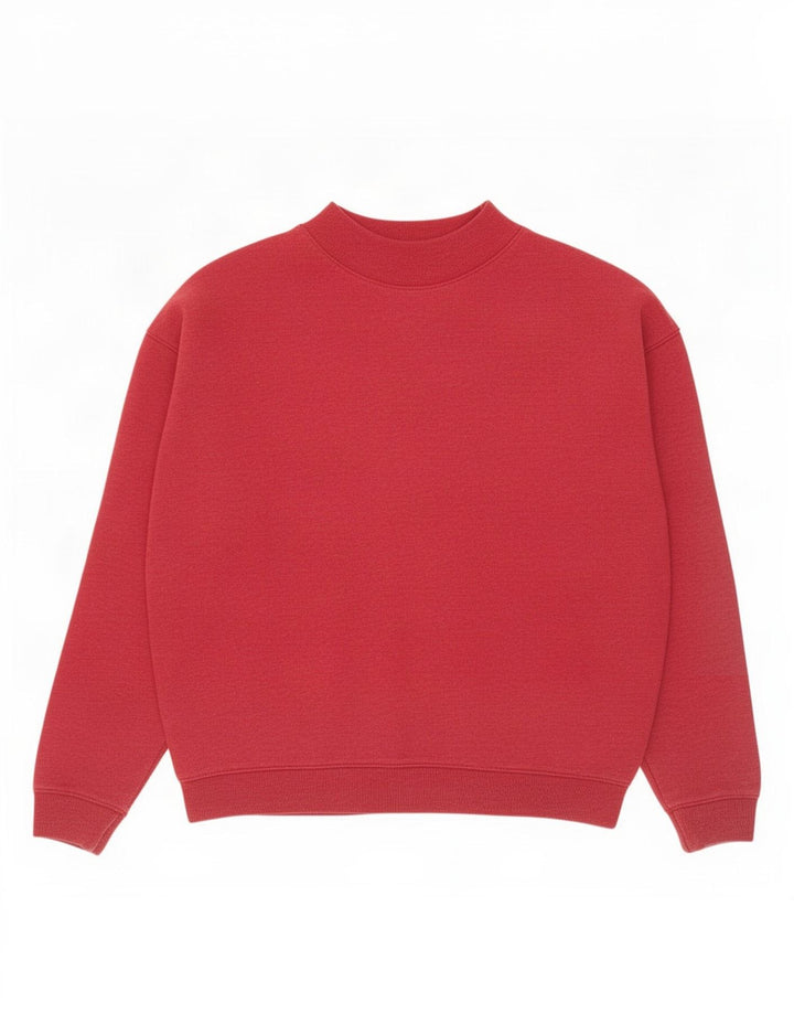 Jack Wills Sudadera extragrande para mujer, talla 12, algodón rojo mediano