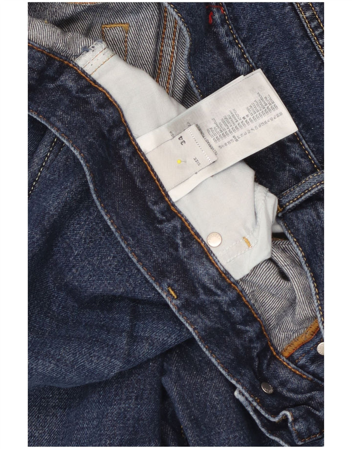 Diesel Vaqueros Rectos Para Hombre W34 L28 Algodón Azul