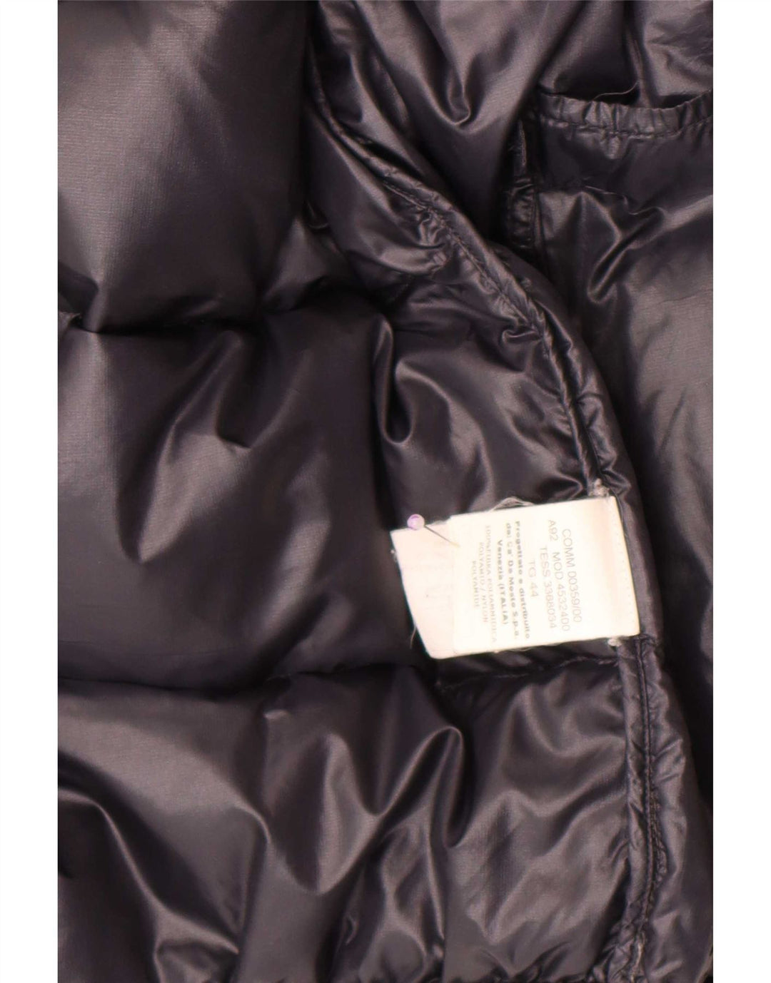 Chaqueta Acolchada Con Capucha Seventy Mujer IT 44 Medium Negro Poliamida