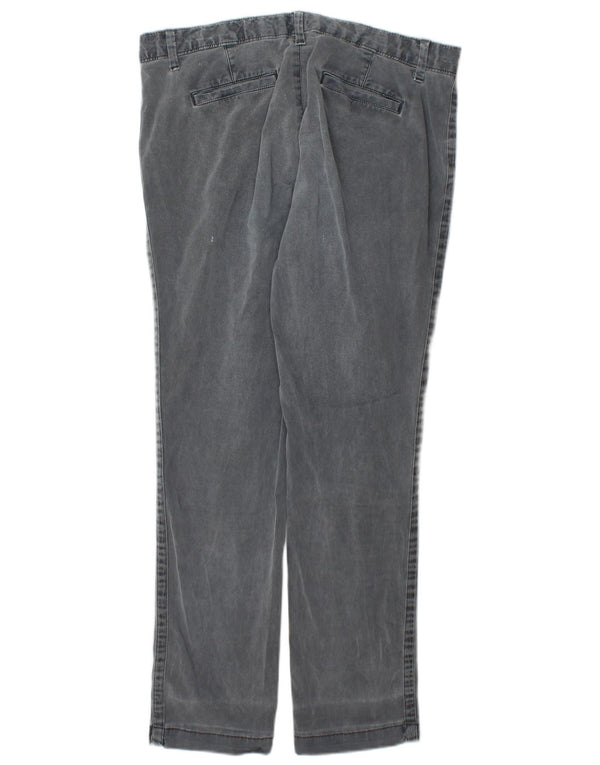 Gap Pantalones Chinos Rectos para Mujer US 8 Medium W30 L27 Gris Algodón