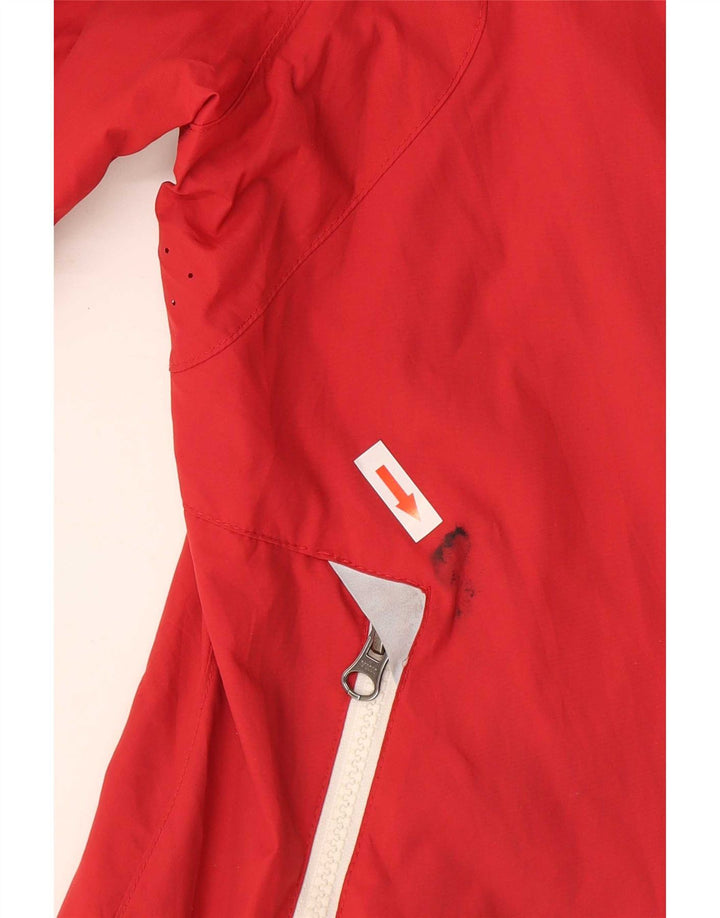 Chaqueta impermeable Slam para mujer UK 44 Medium Nylon rojo