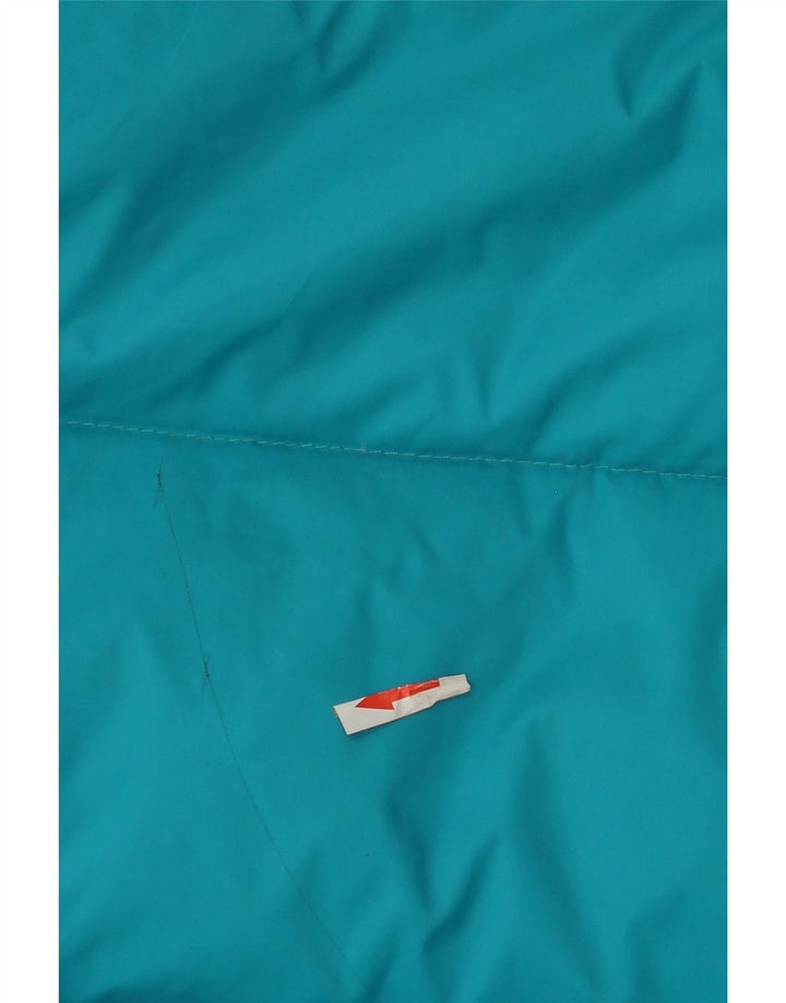 Chaqueta acolchada vintage para hombre IT 50 Poliamida azul grande
