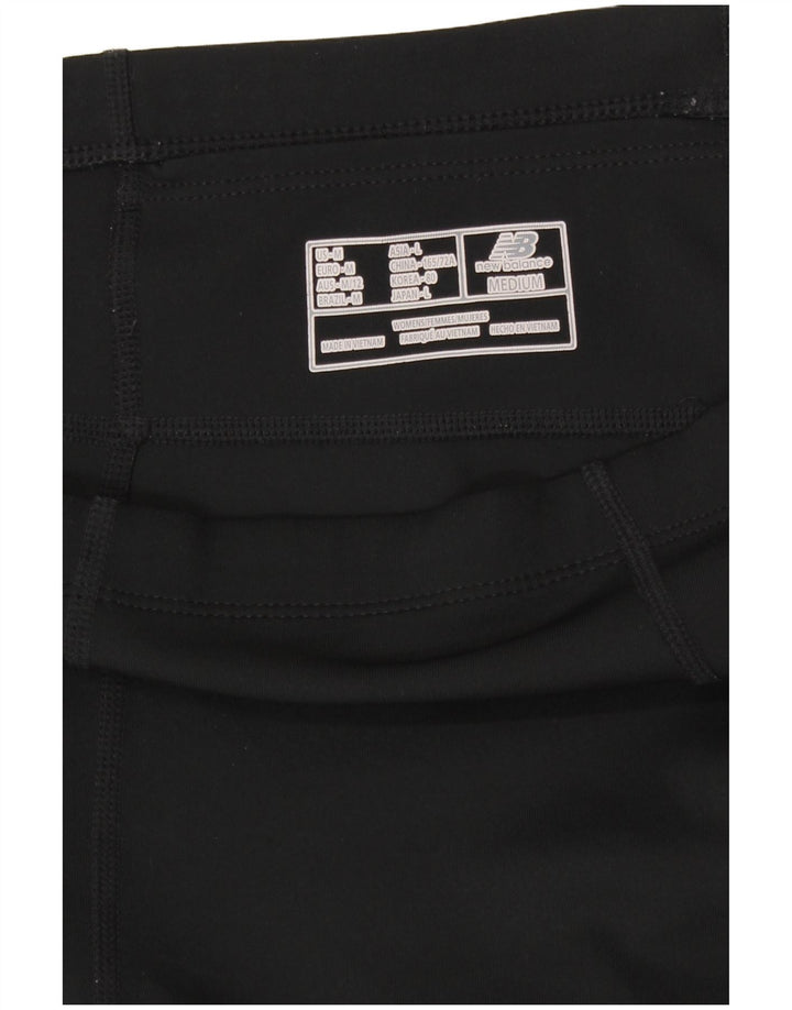 New Balance Leggings para mujer UK 40 Mediano Negro Colorblock Poliéster