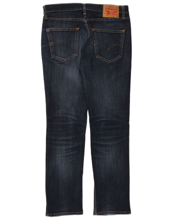 Levi's Hombre 511 Slim Jeans W32 L30 Algodón Azul Marino