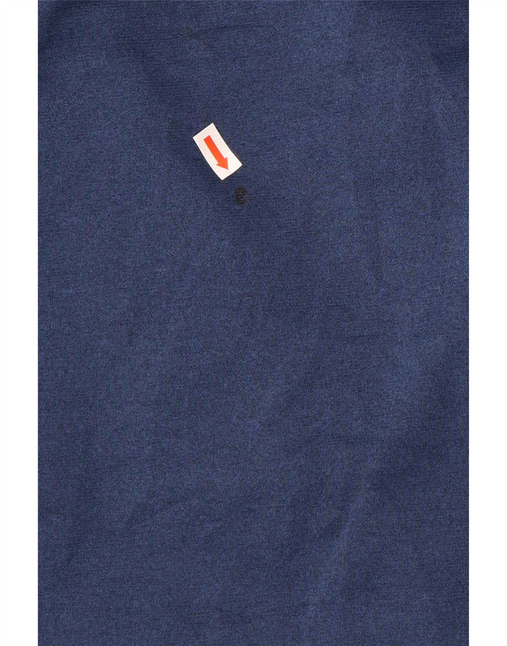 IZOD Chaqueta superior de chándal sin mangas para hombre XL Poliéster azul marino