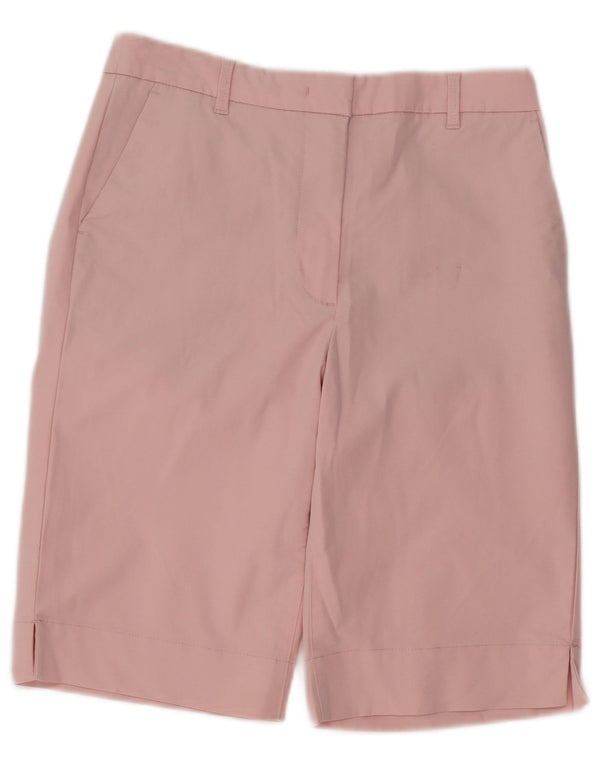 Marks & Spencer Pantalones cortos chinos para mujer UK 6 XS W26 Algodón rosa