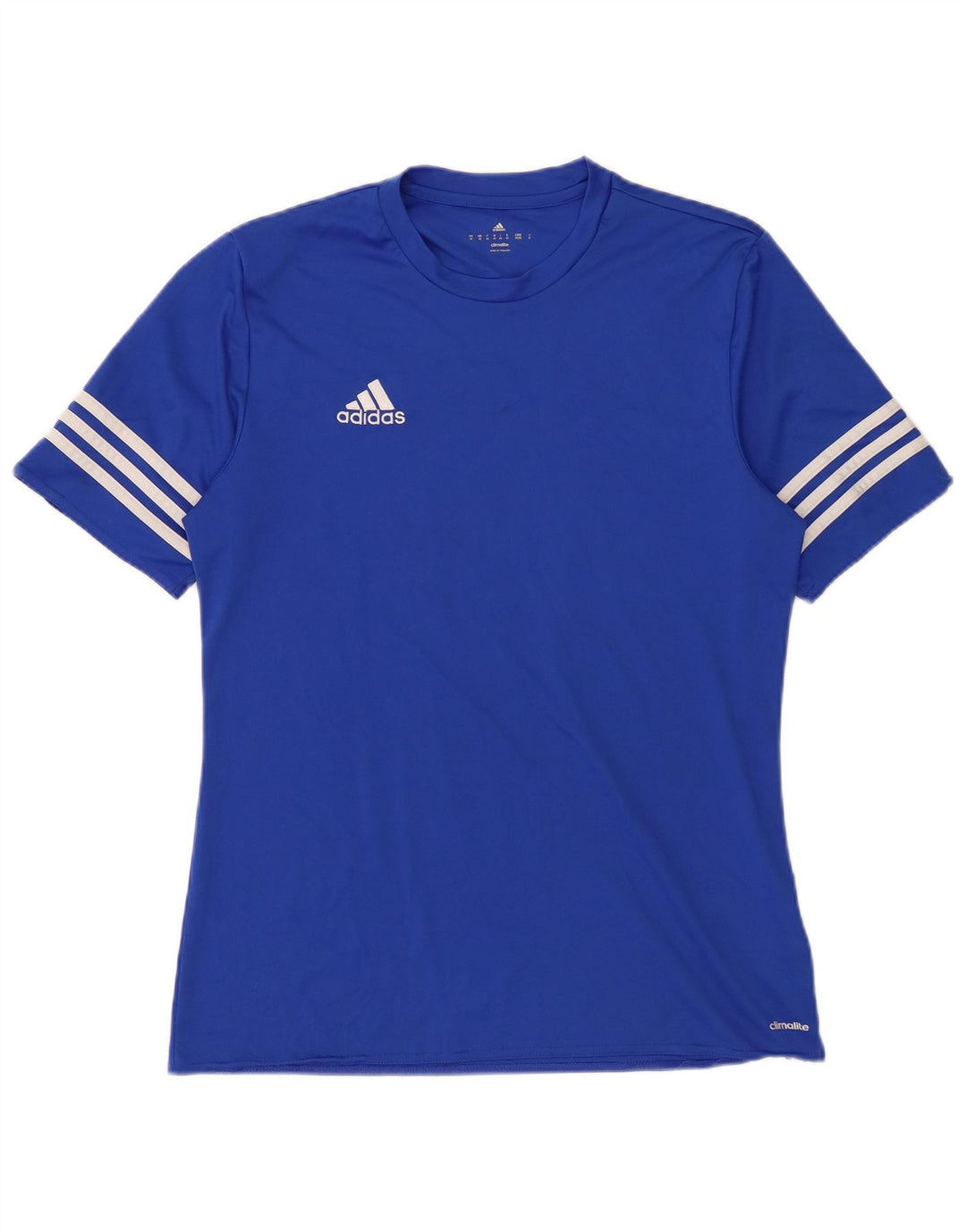 Adidas Hombre Climalite Camiseta Top Poliéster Azul Medio