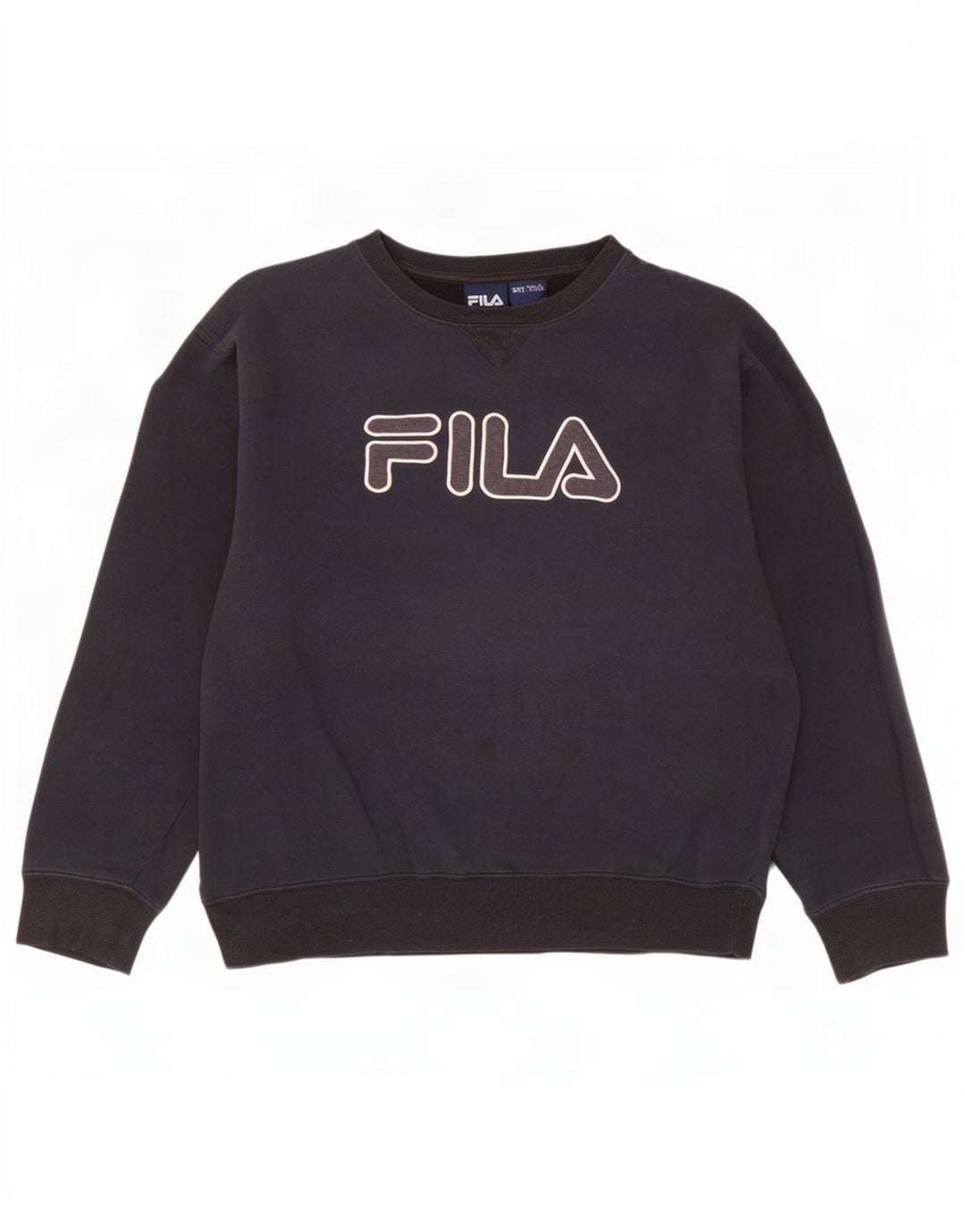Fila Mens Graphic Sudadera Jumper 2XL Azul Marino Algodón