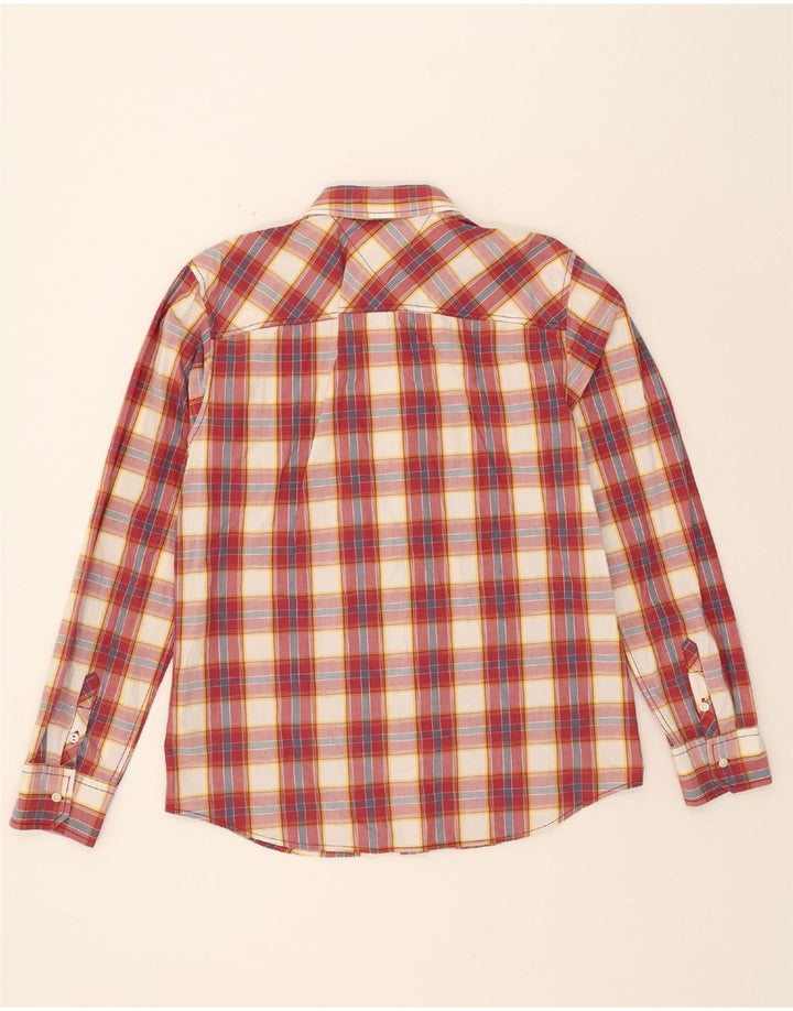 TOMMY HILFIGER Mens Shirt XL Red Check Cotton Vintage Tommy Hilfiger and Second-Hand Tommy Hilfiger from Messina Hembry 