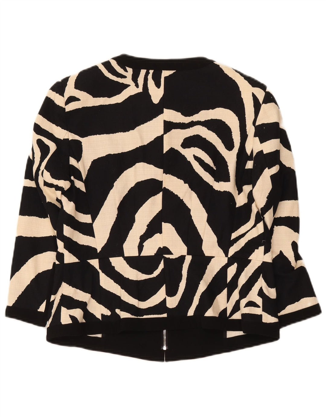 Max Mara - Chaqueta tipo blazer corta para mujer, manga 3/4, talla 40, talla mediana, color negro