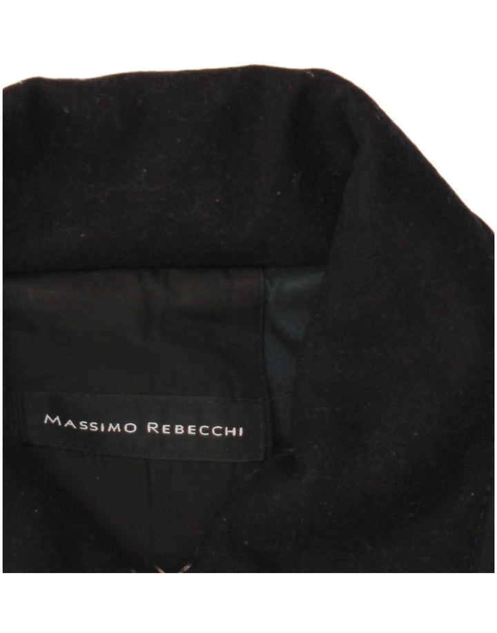 Chaquetón Mujer Massimo Rebecchi IT 44 Medio Lana Azul Marino