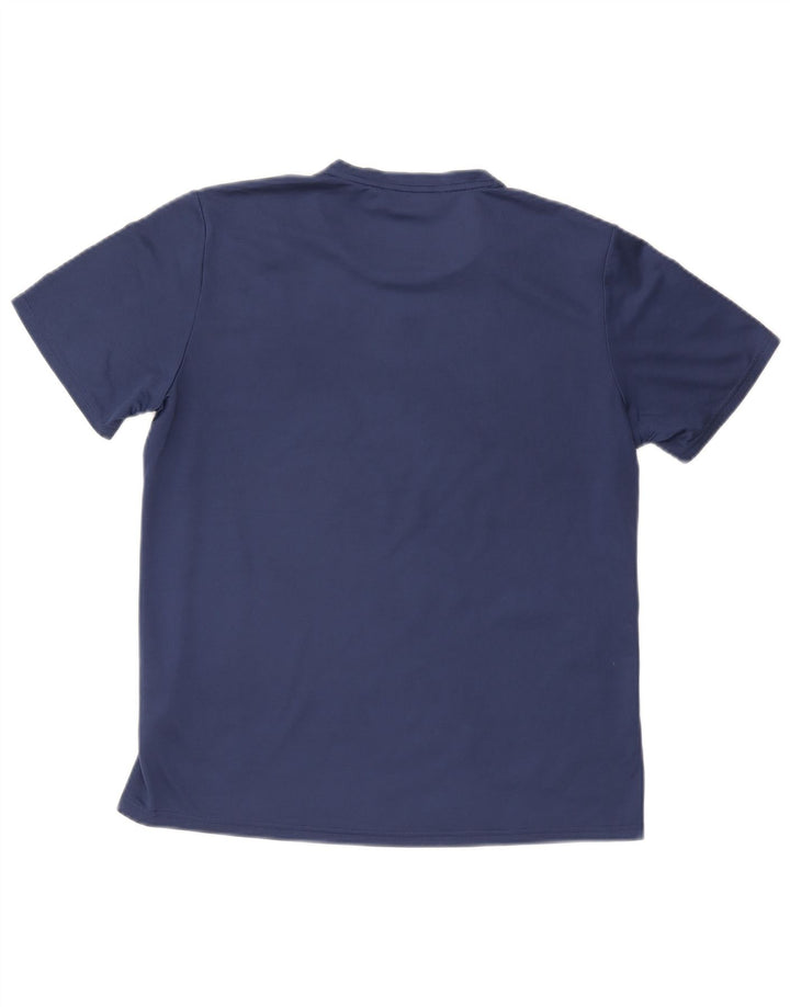 Adidas Mens Climacool Camiseta Top Medio Azul Marino Camuflaje Poliéster