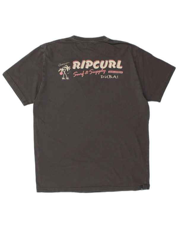 RIP CURL Mens Standard Fit Graphic T-Shirt Top Small Grey