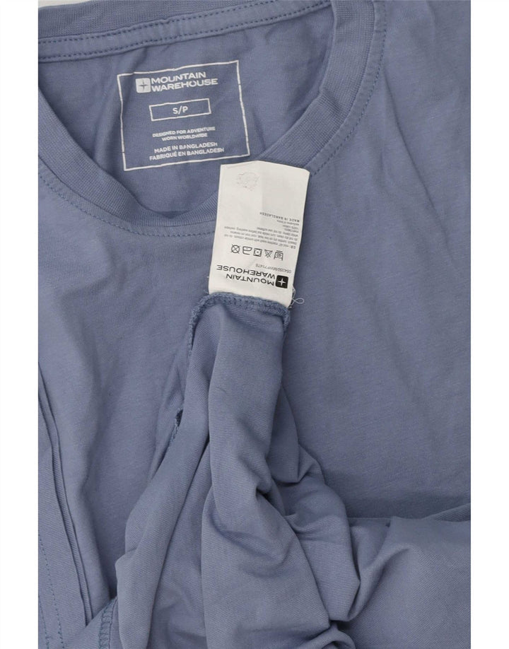 Camiseta para hombre Mountain Warehouse Top pequeño de algodón azul