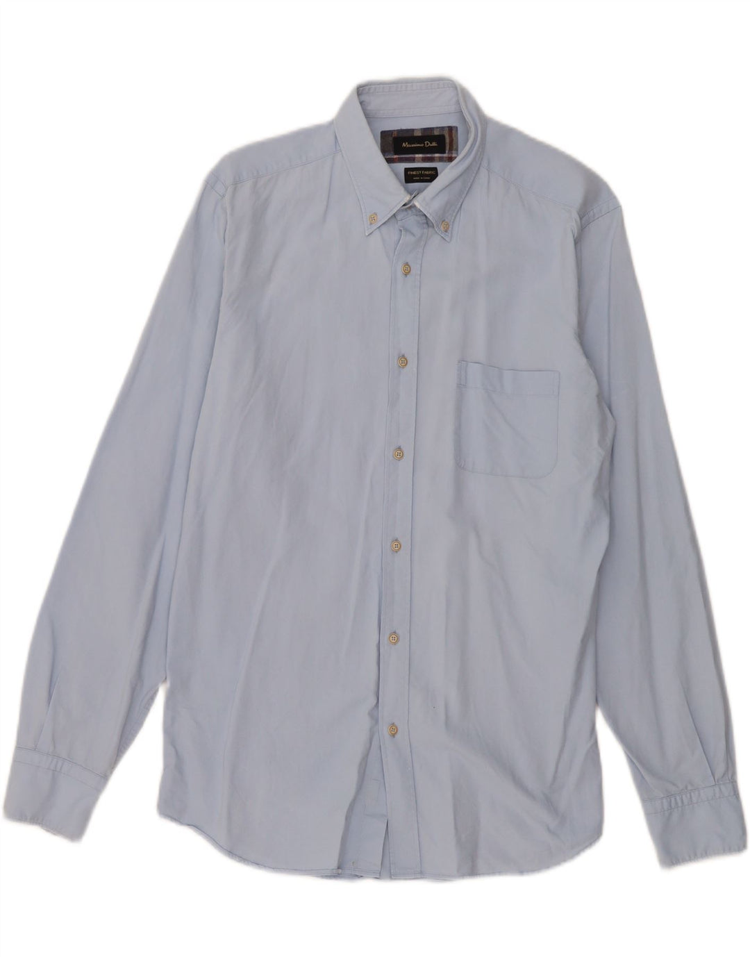 MASSIMO DUTTI Camisa Hombre Azul Medio
