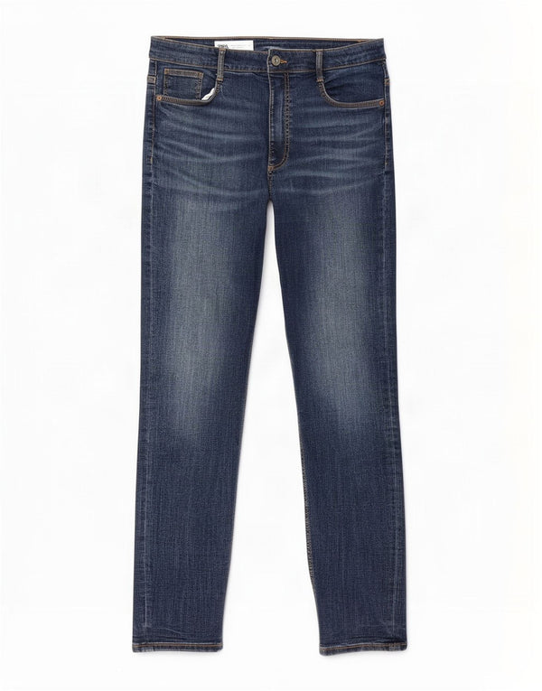 Zara Jeans Slim para Mujer EU 42 Large W32 L27 Azul