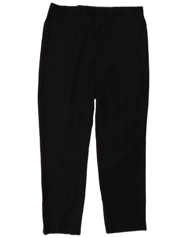 Pantalones de traje ajustados Calvin Klein para hombre W38 L34 Lana negra