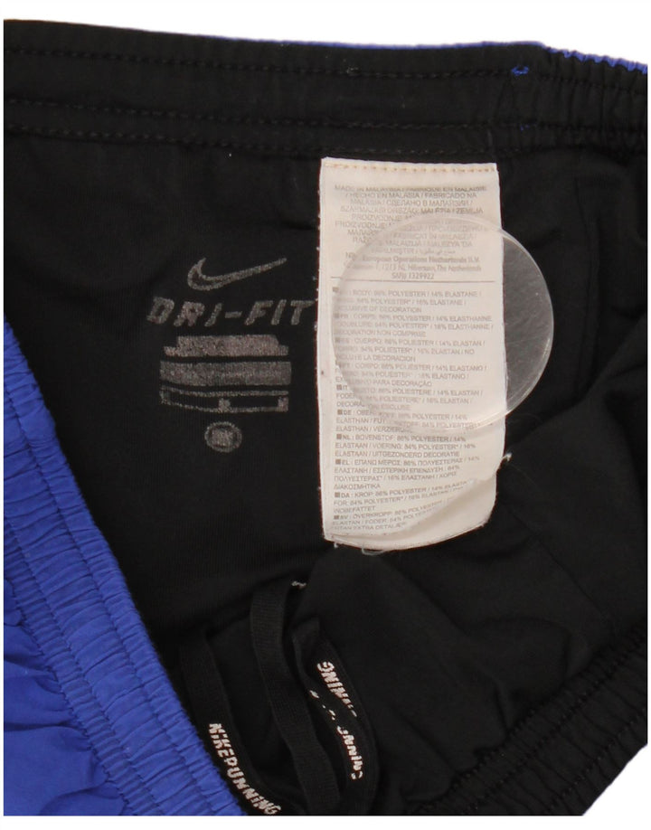 Pantalones cortos deportivos Nike Dri Fit para hombre Poliéster azul medio