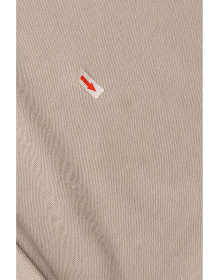 ALL SAINTS Jersey con capucha para hombre pequeño gris algodón