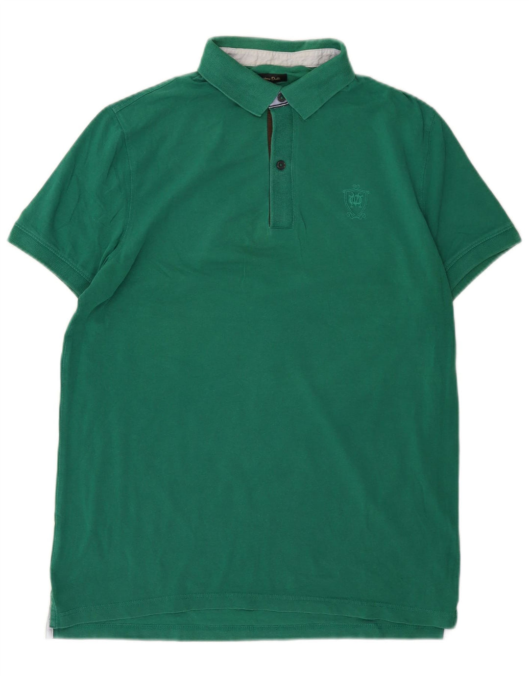 MASSIMO DUTTI Polo Hombre Verde Grande