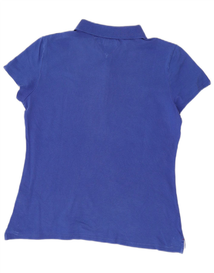TOMMY HILFIGER Polo para mujer UK 40 Algodón azul medio