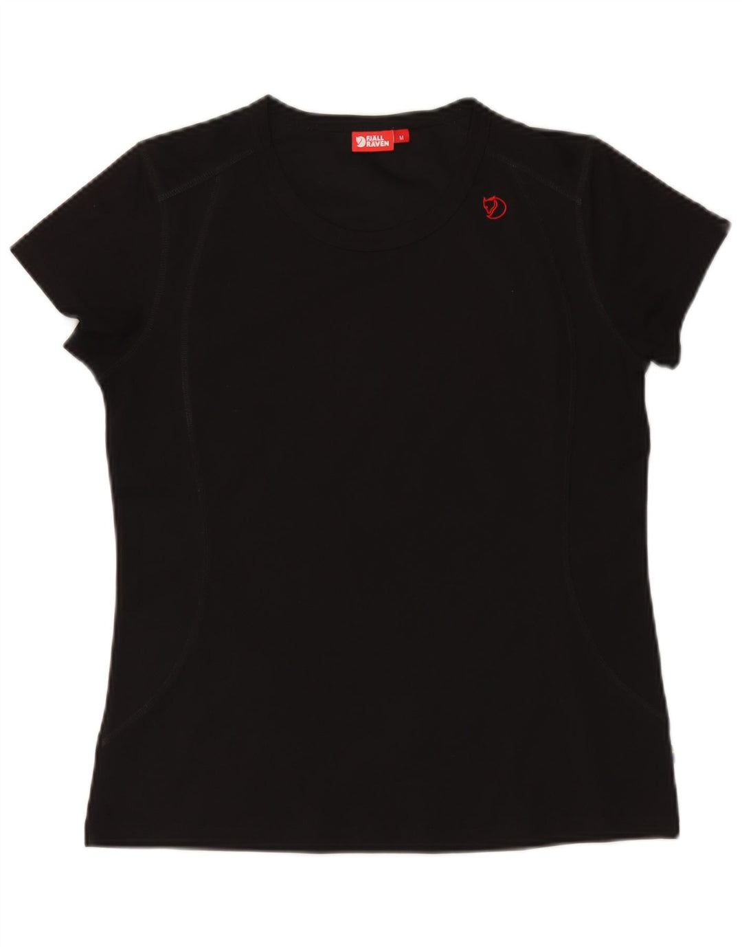 Fjall Raven Camiseta para mujer Top UK 44 Mediano Negro Poliéster
