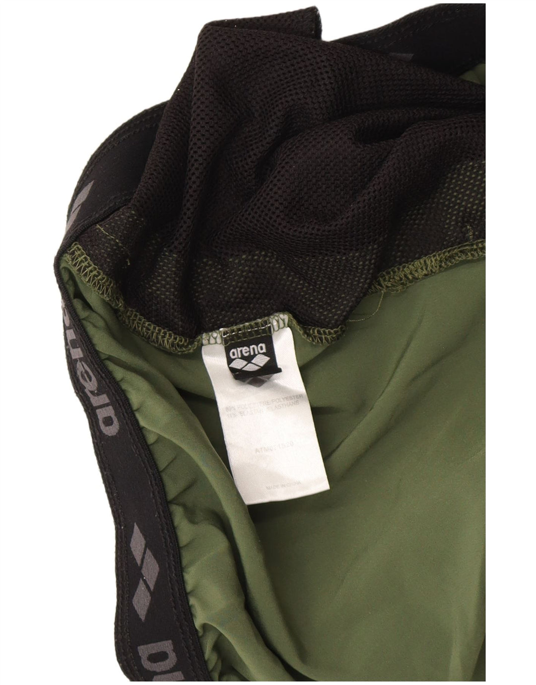 Pantalones cortos deportivos Arena para hombre poliéster caqui grande