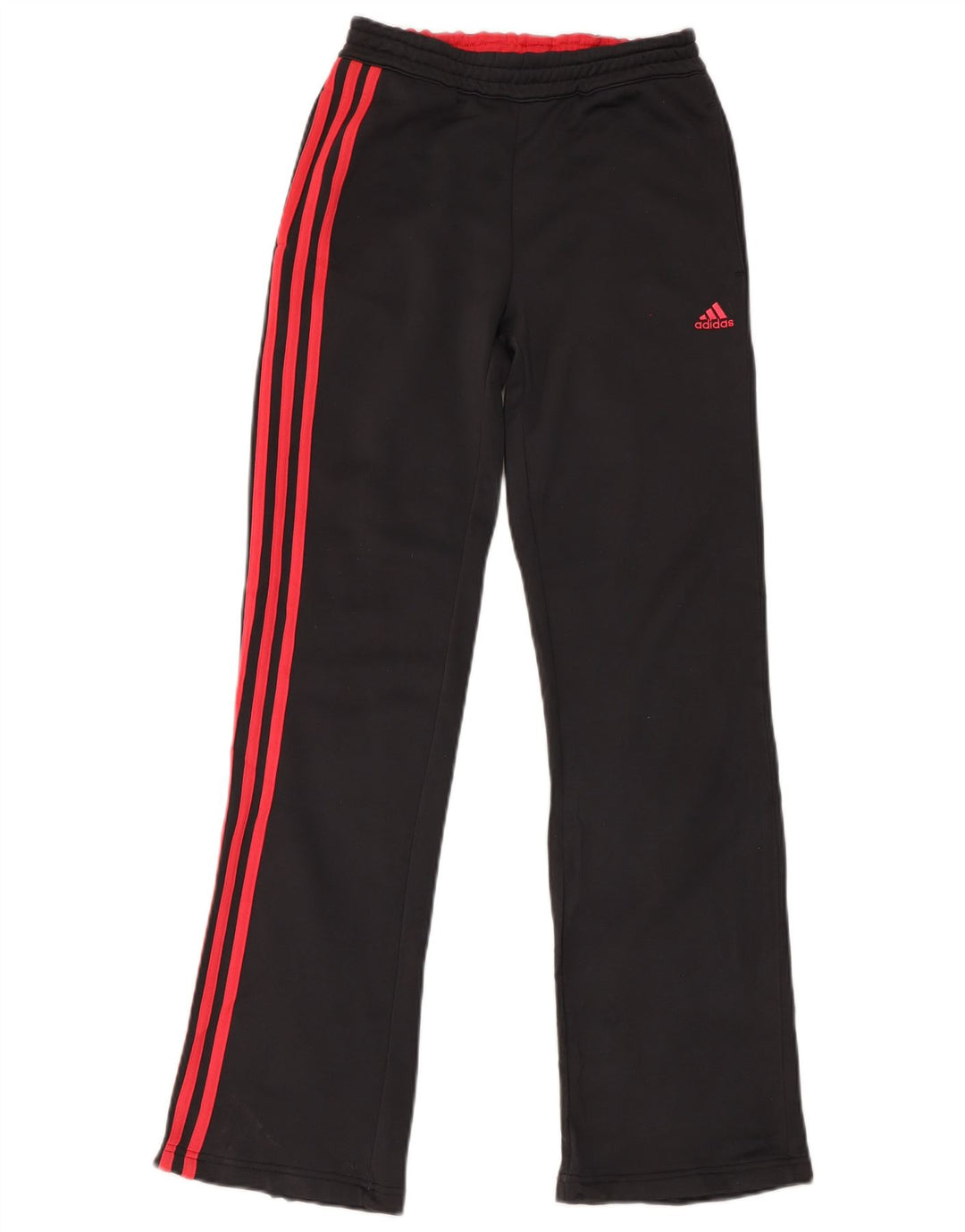 Adidas Mujer Chándal Pantalones UK 10 Pequeño Gris Poliéster
