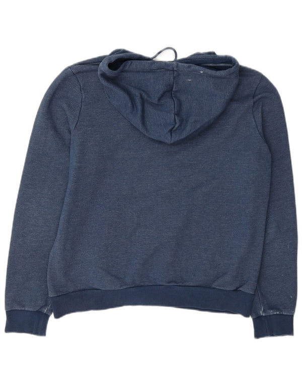 Puma Mujer Sudadera con capucha Jumper UK 14 Medio Azul Marino Algodón