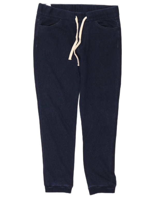 Benetton Pantalones Joggers Hombre IT 48 Medium W34 L27 Azul Marino Algodón