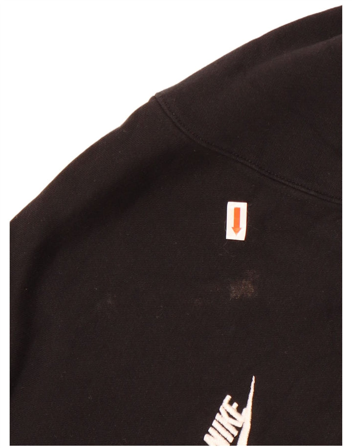 Nike - Sudadera con capucha para hombre, talla grande, algodón negro