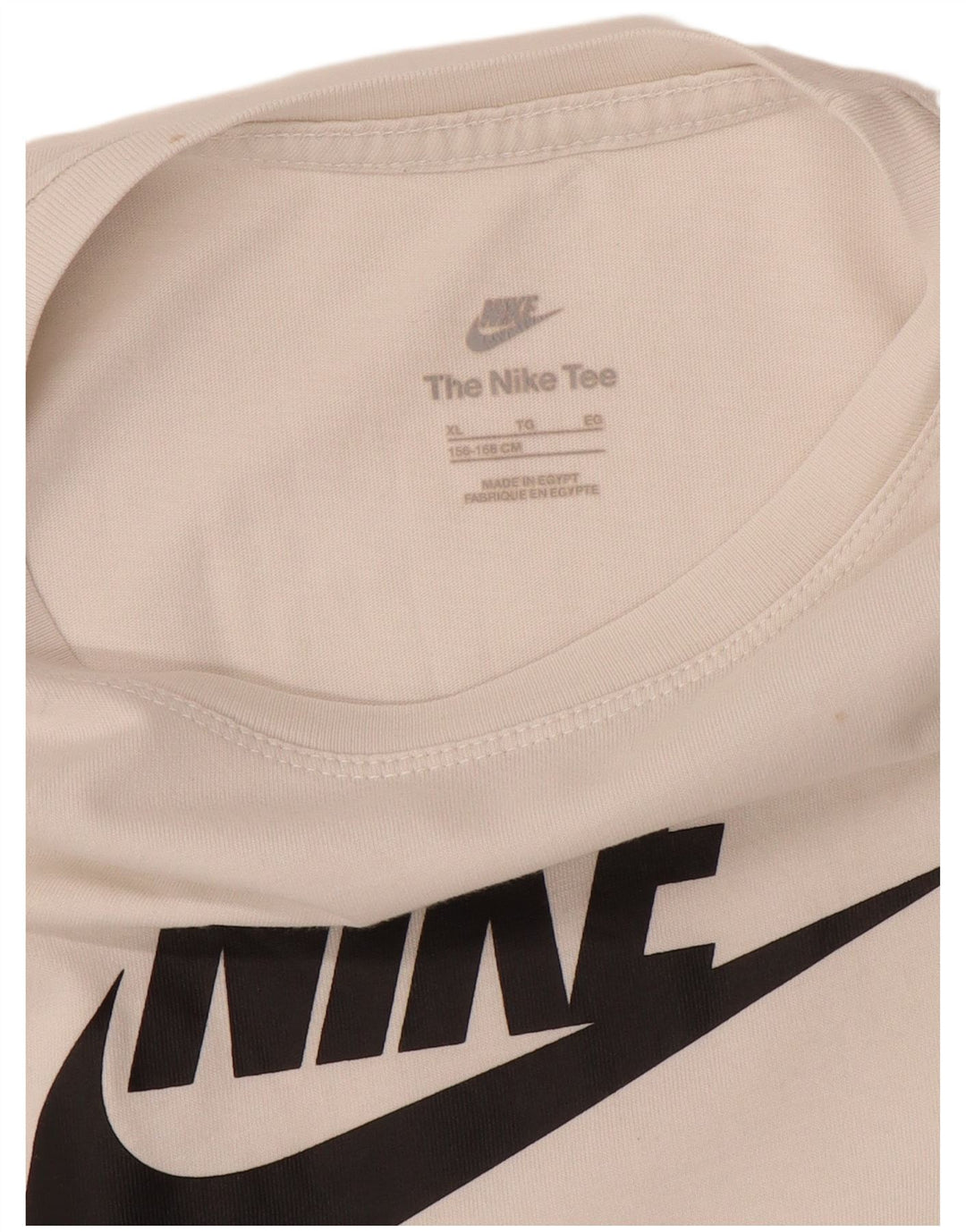 NIKE Camiseta gráfica para niña 13-14 años XL Blanco